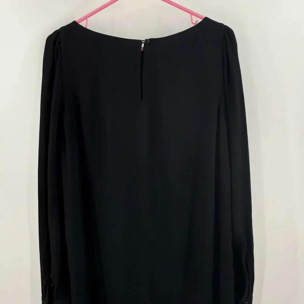 Kate Spade Cordette Dress Size 8 NWT Black Shift Mini Cocktail Evening Holiday